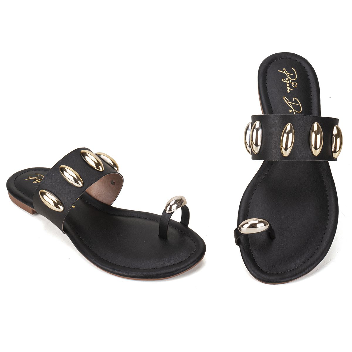 Sandália Rasteira Preto