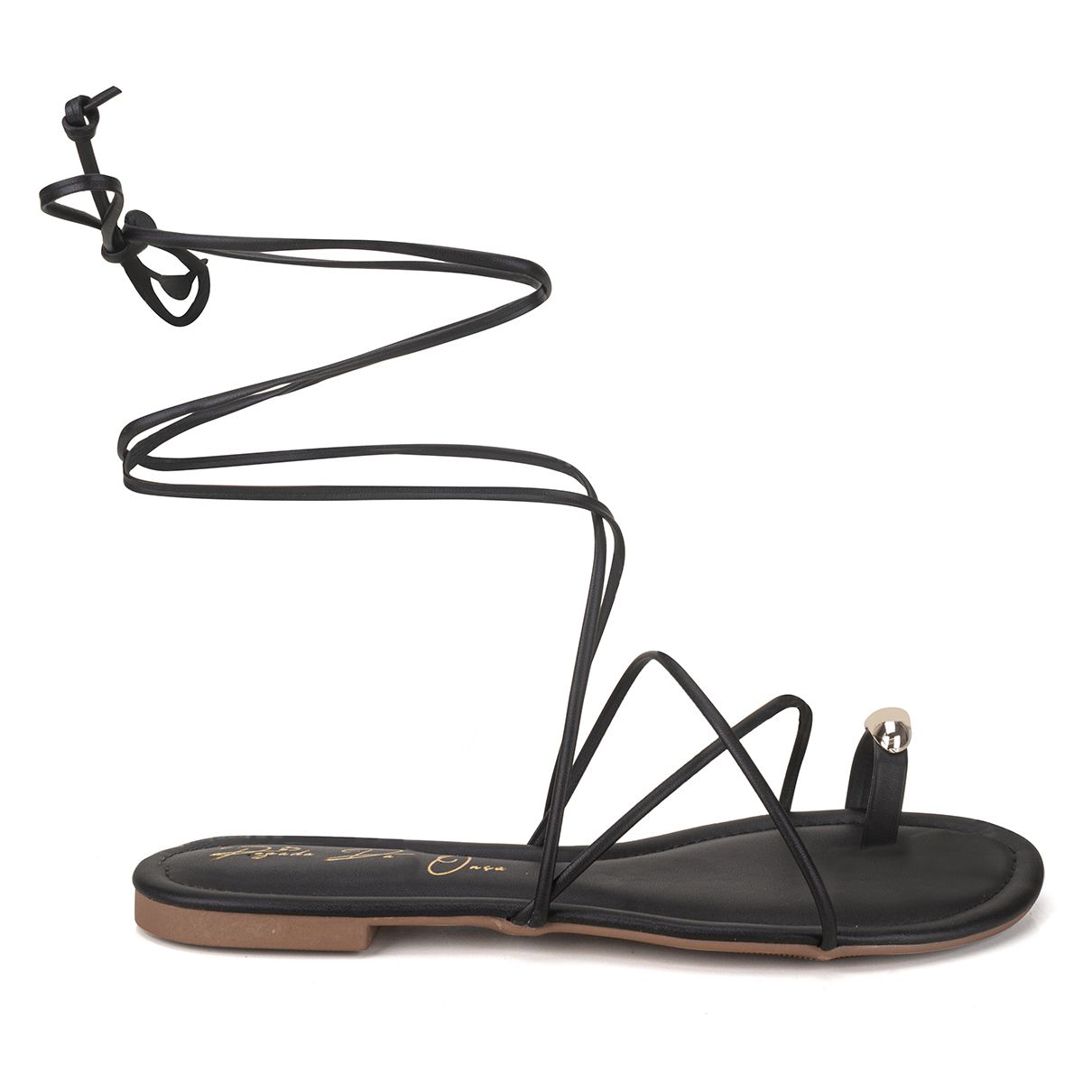 Sandália Rasteira Preto