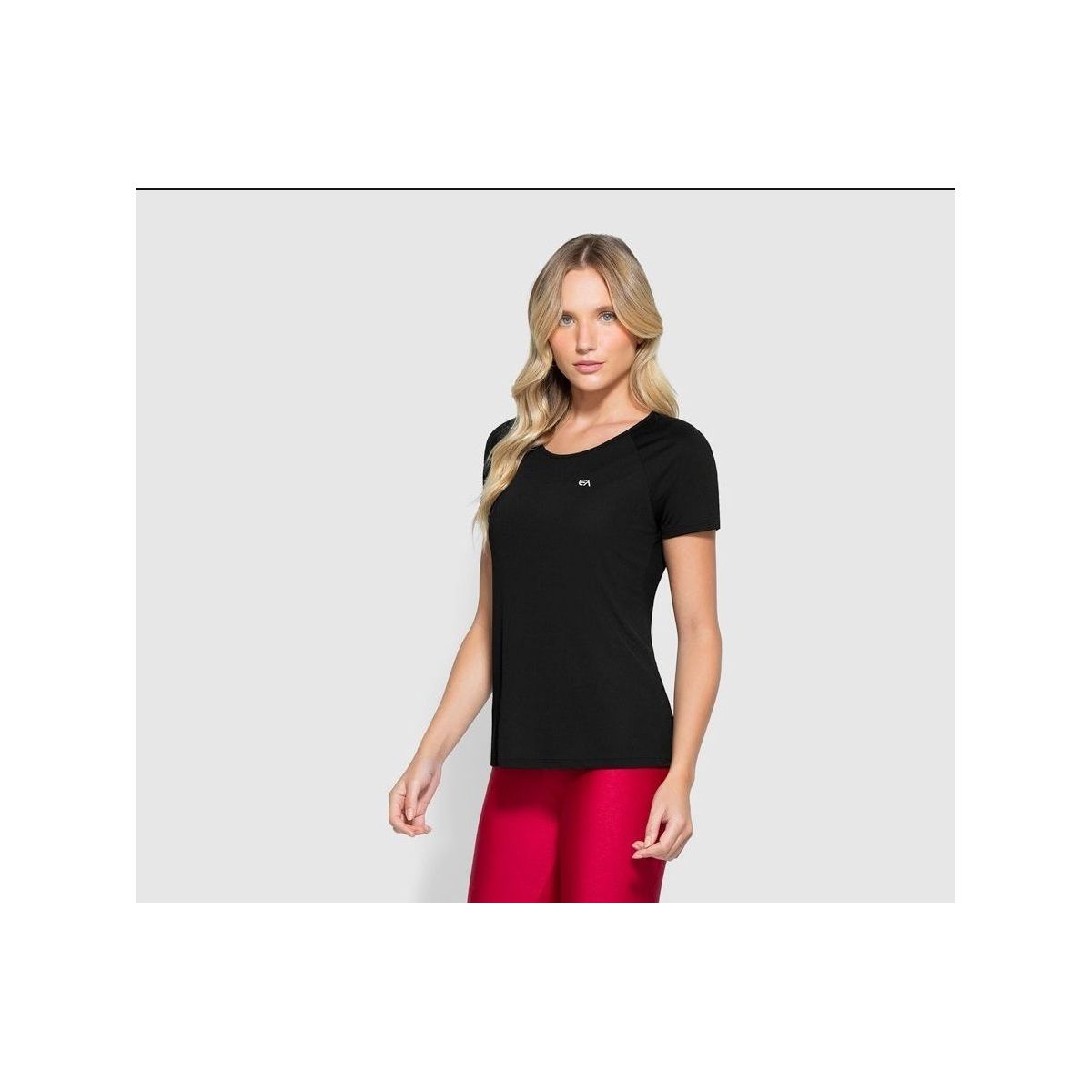 Blusa Básica Decote Redondo Em Malha Dry ENFIM - Fátima Modas