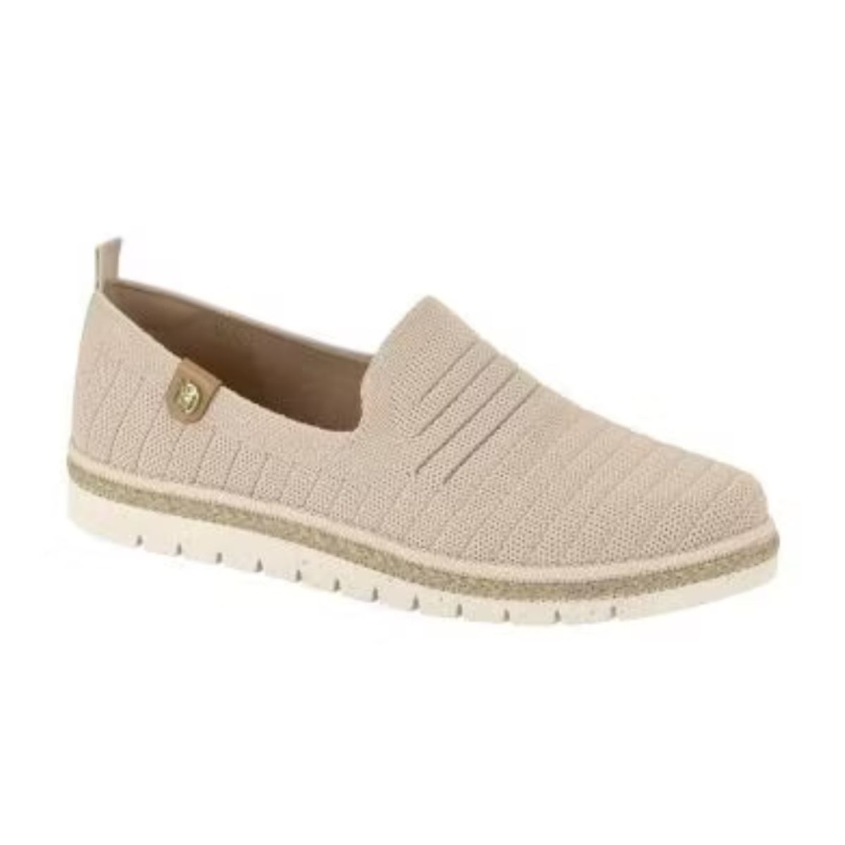 SAPATILHA SLIP ON MODARE OFF WHITE - Fátima Modas