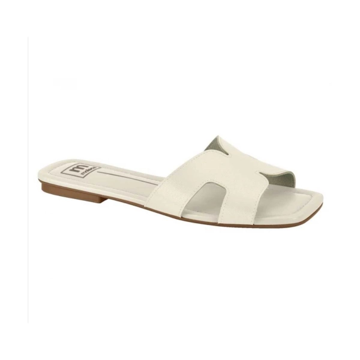 moleca Flats branco off - Fátima Modas