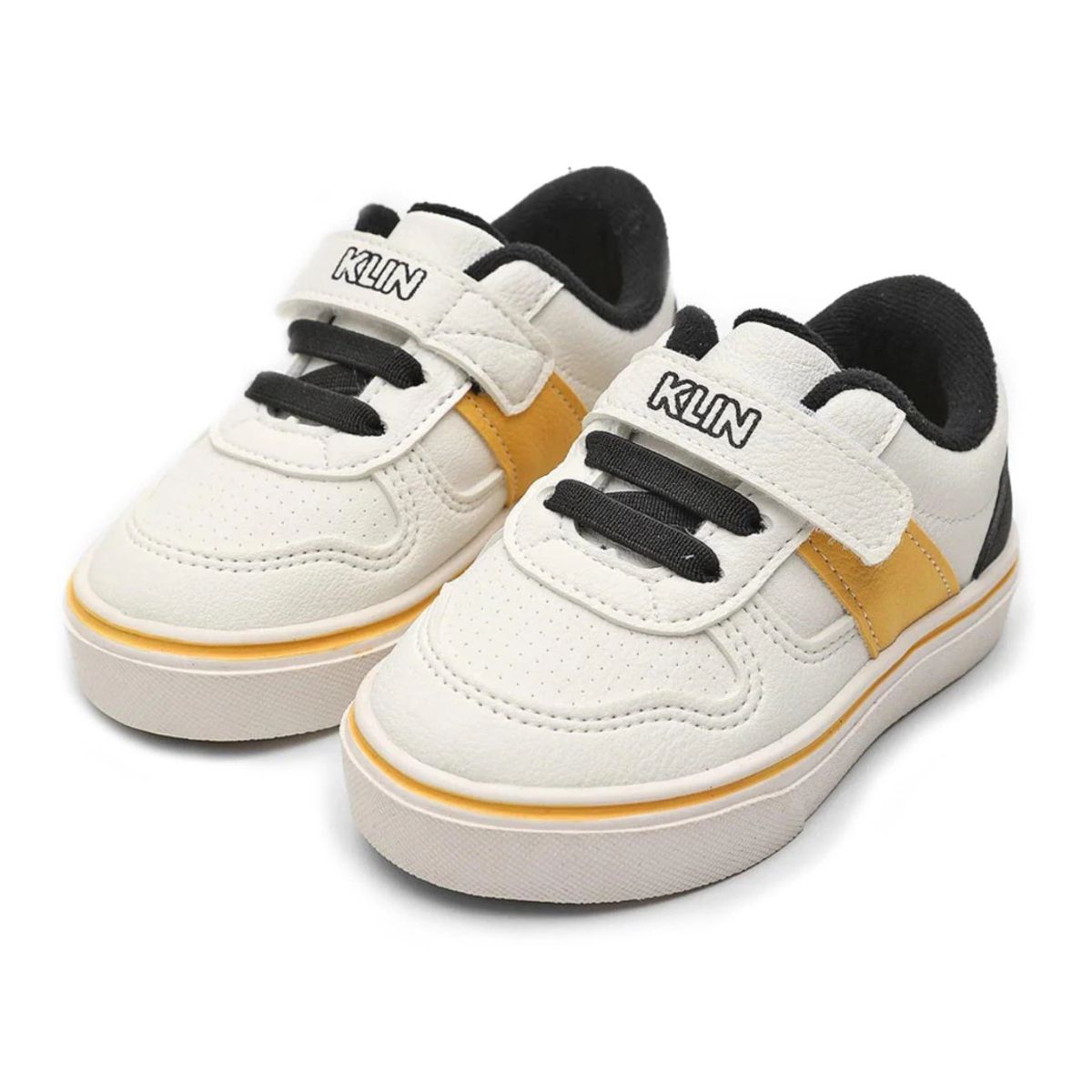 Tênis Infantil Klin Freestyle Baby - Branco e Amar... - Fátima Modas