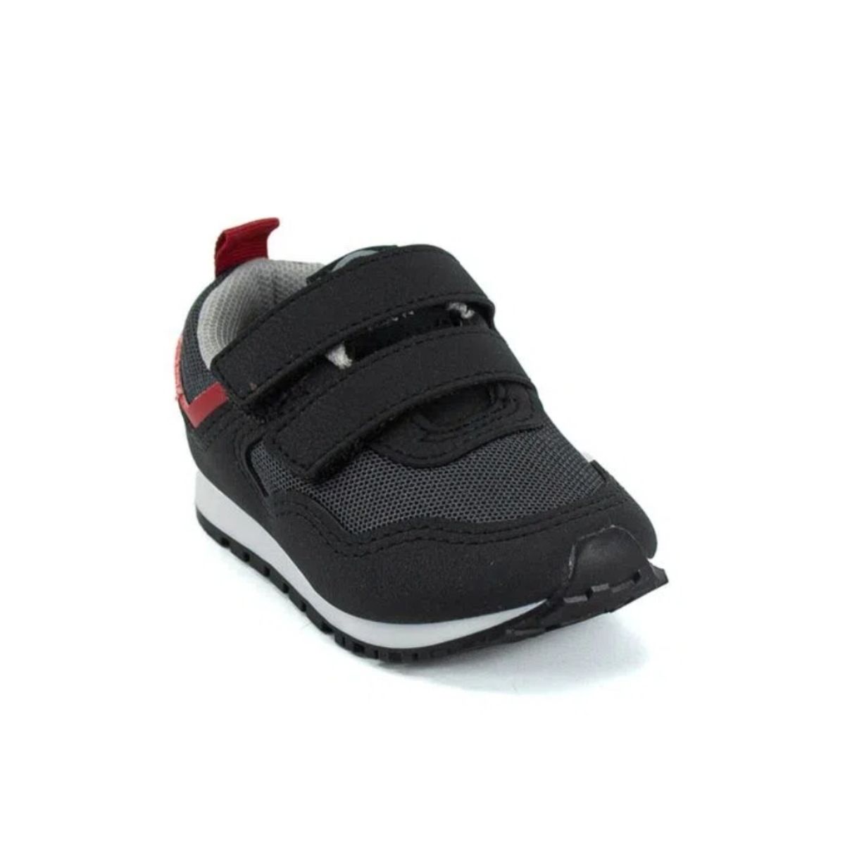Sapatênis Molekinho Preto Velcro Masculino - Fátima Modas