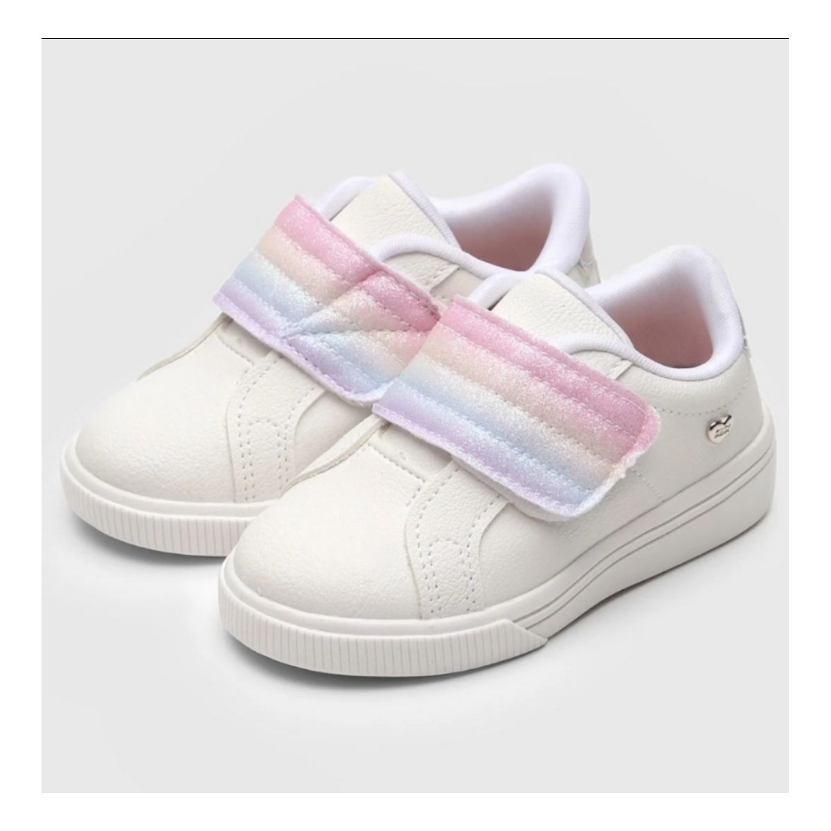 Tênis Infantil Klin Moon Branco / Tye Dye 225.073 - Fátima Modas