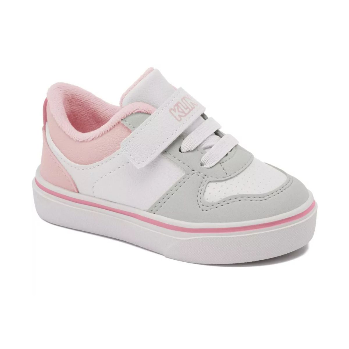 TENIS KLIN BCO/ROSA CLARO - Fátima Modas