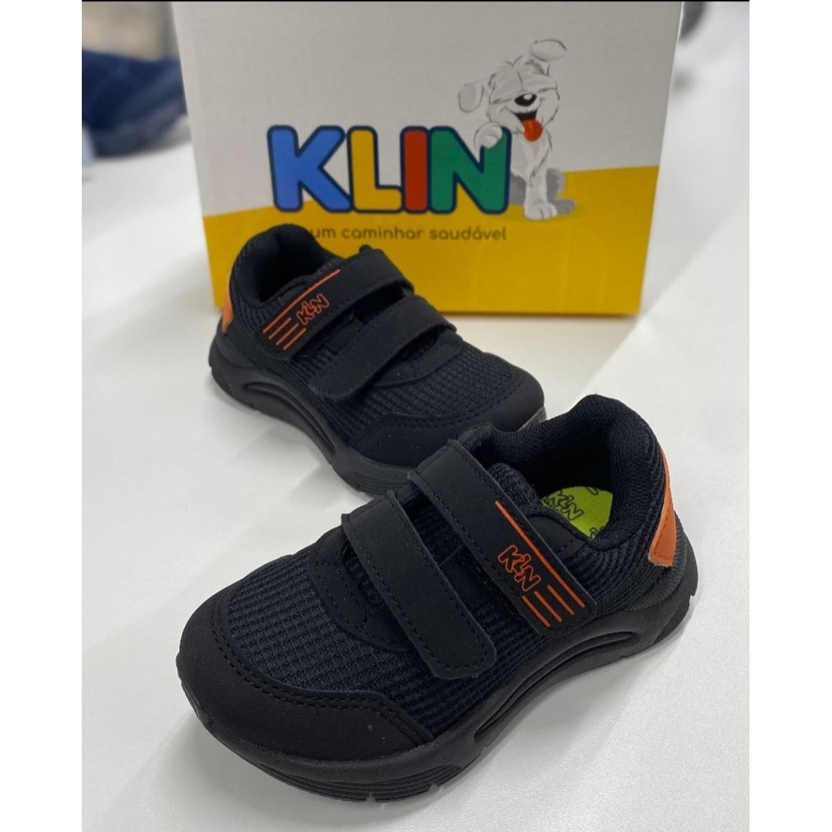 Tênis Infantil Menino Velcro Fácil Calce- Klin - Fátima Modas