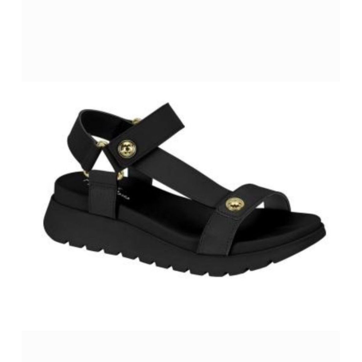 Sandália Modare Aberta Floather Preto - Fátima Modas