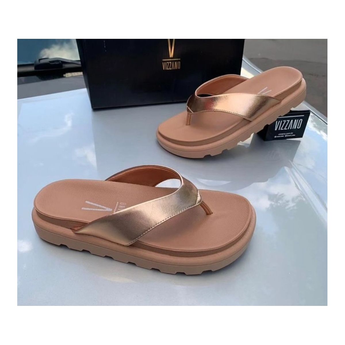Sandalia Vizzano Tratorada Casual Flat Rose - Fátima Modas