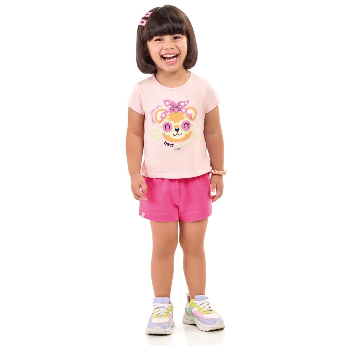 Conjunto Infantil Verão Urso - Fátima Modas