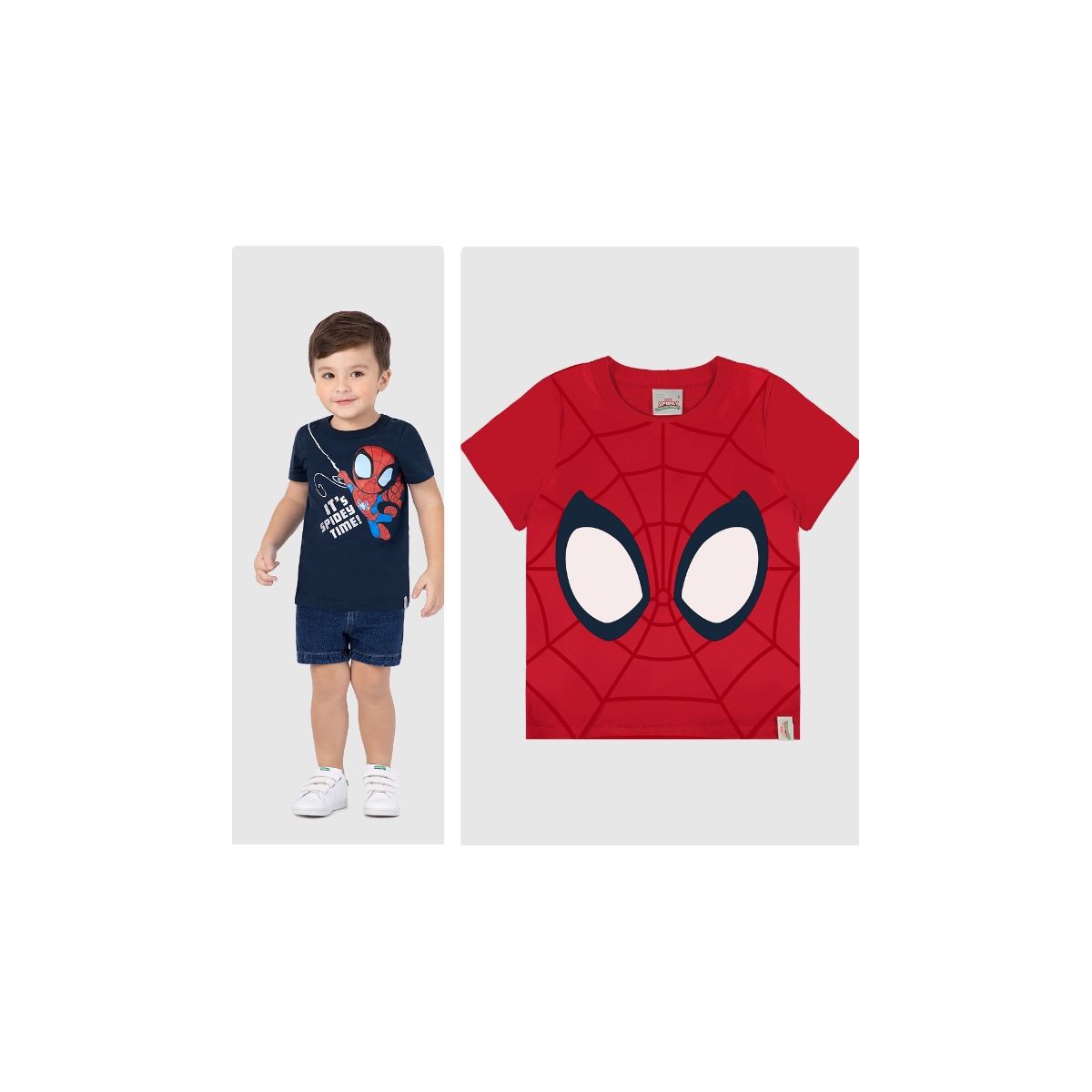 Camiseta Infantil Menino Especial Homem-Aranha Em ... - Fátima Modas