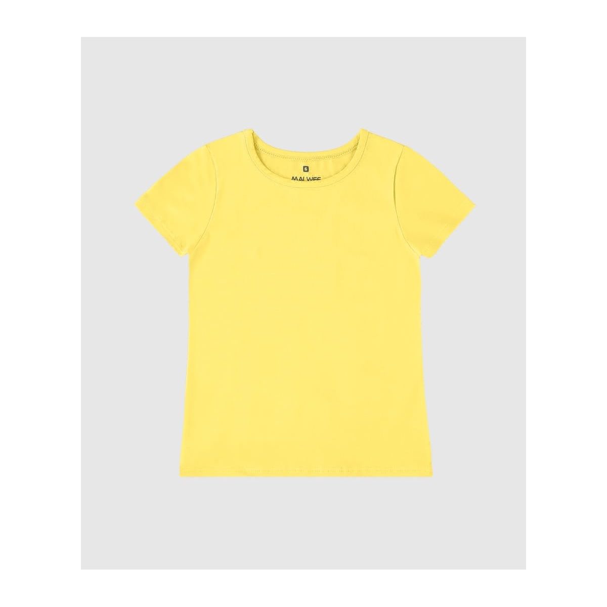 Blusa Infantil Menina Decote Redondo Em Algodão Ma... - Fátima Modas