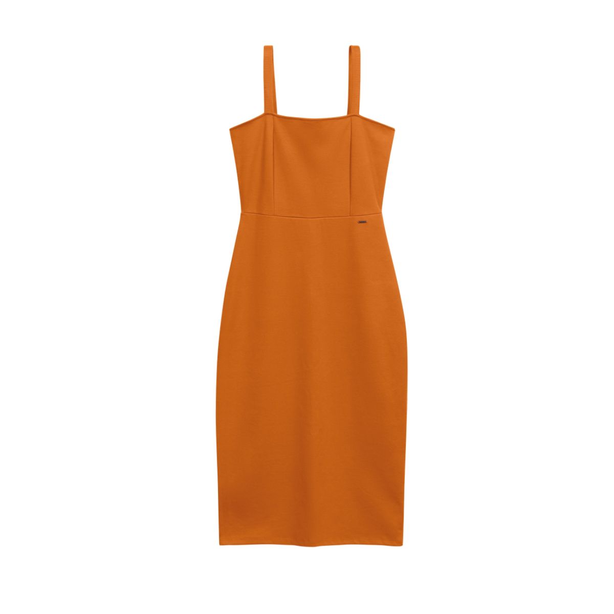 Vestido Feminino Tubinho Laranja - Fátima Modas