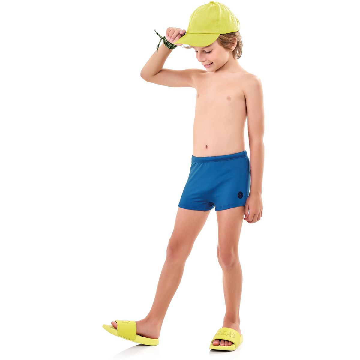 SUNGA BOXER PROTECT DRY Azul - Fátima Modas
