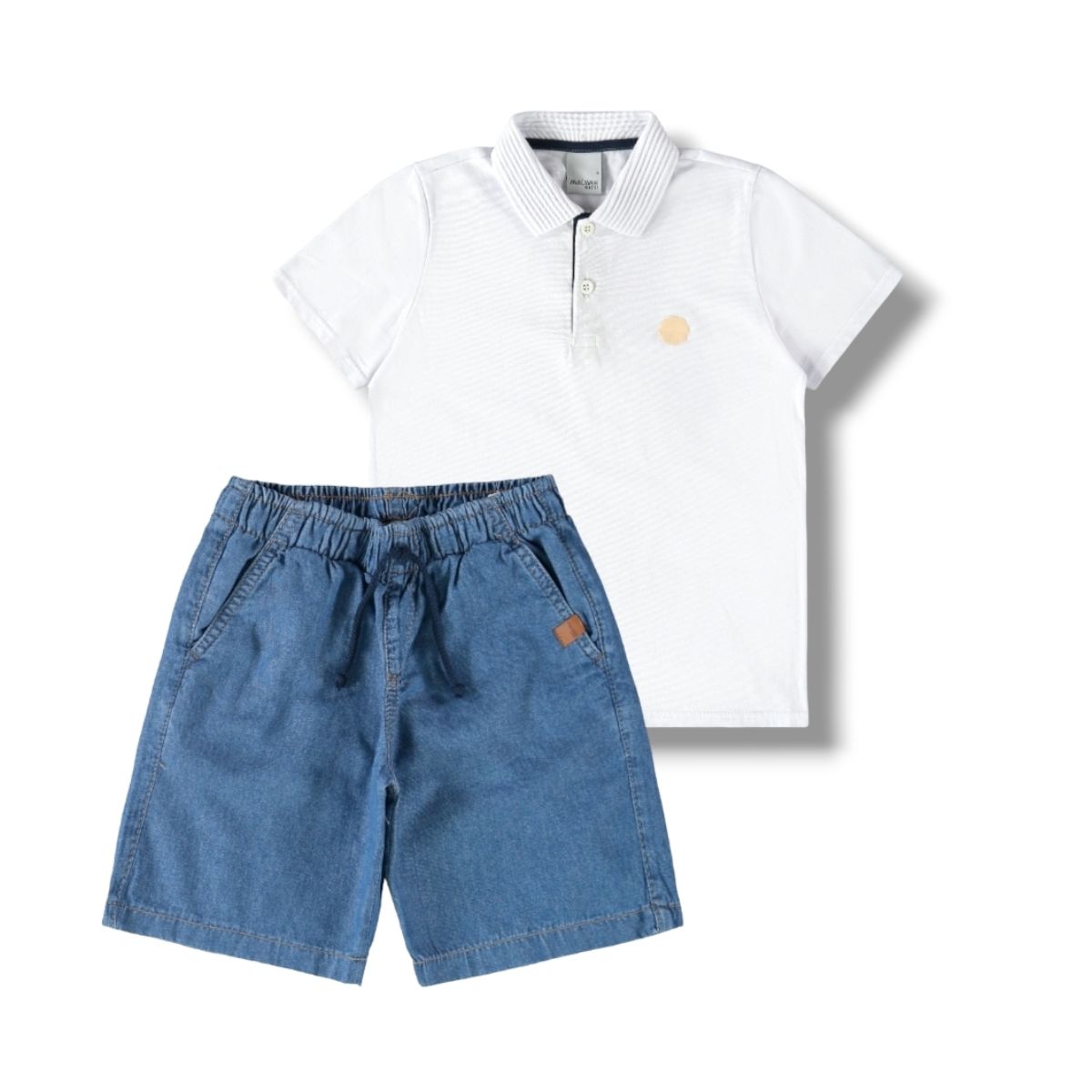 CONJUNTO Polo INFANTIL - MASCULINO- MALWEE - Fátima Modas