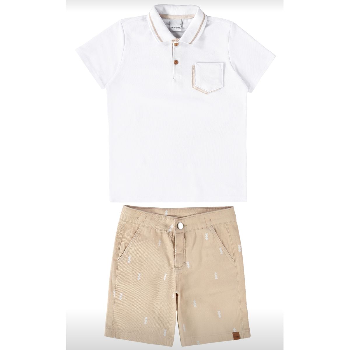 Conjunto Infantil Menino Camisa Polo e Bermuda Em ... - Fátima Modas