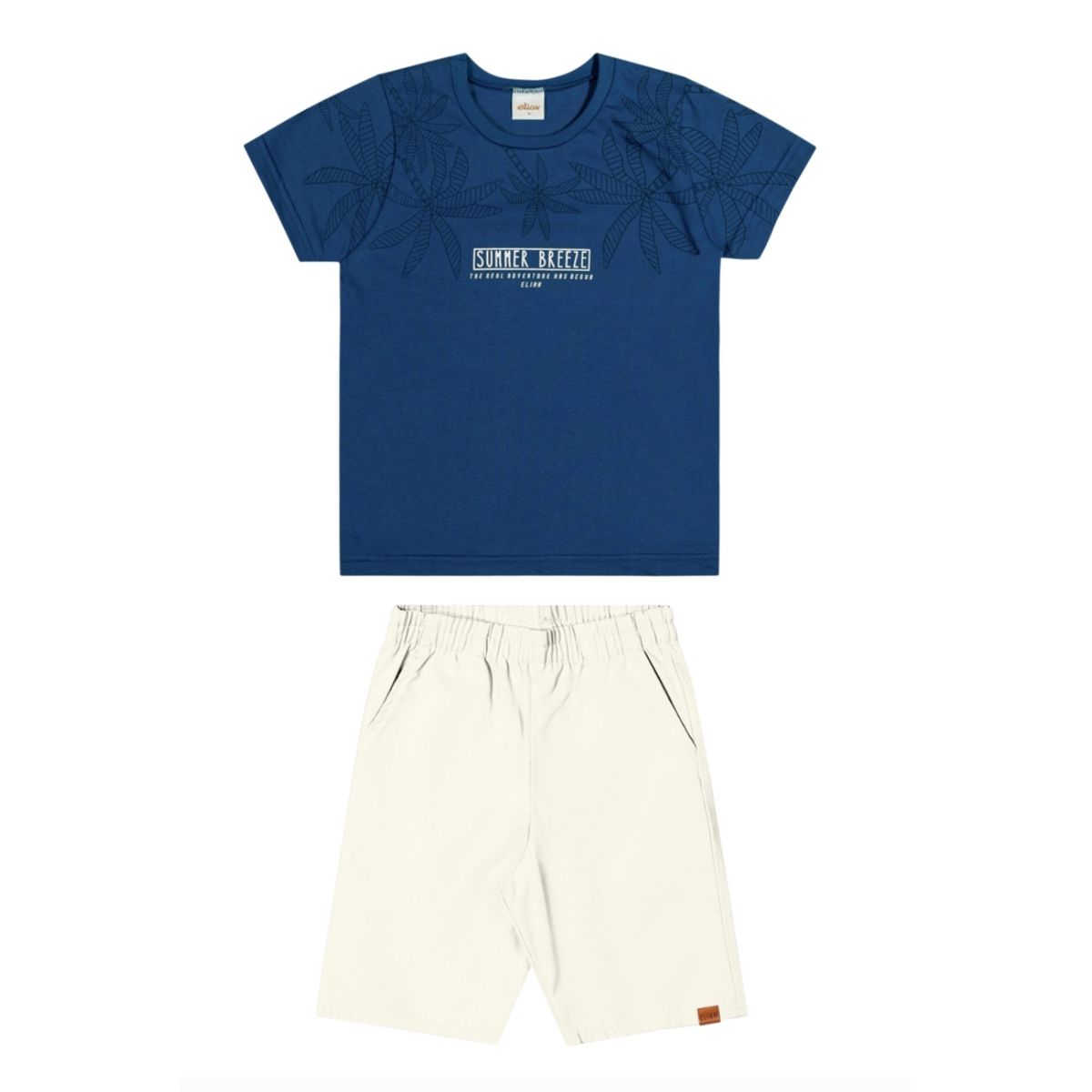 Conjunto Infantil Menino Elian Azul - Fátima Modas
