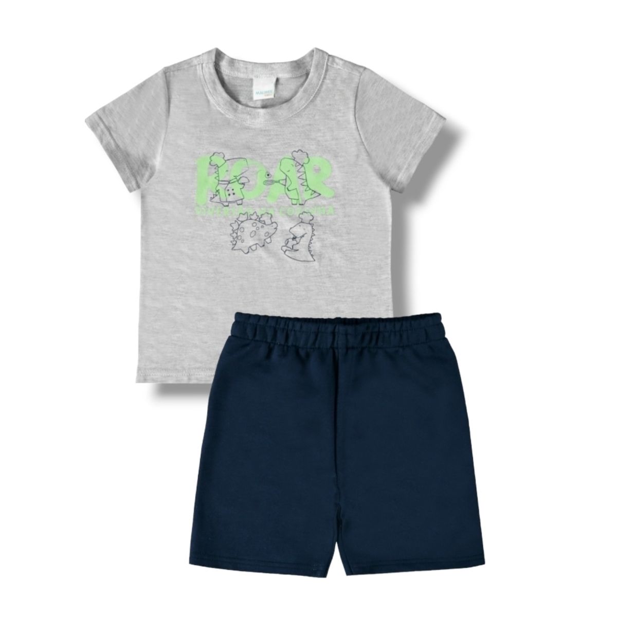Conjunto Malwee kids Menino Infantil Verão Estampa... - Fátima Modas