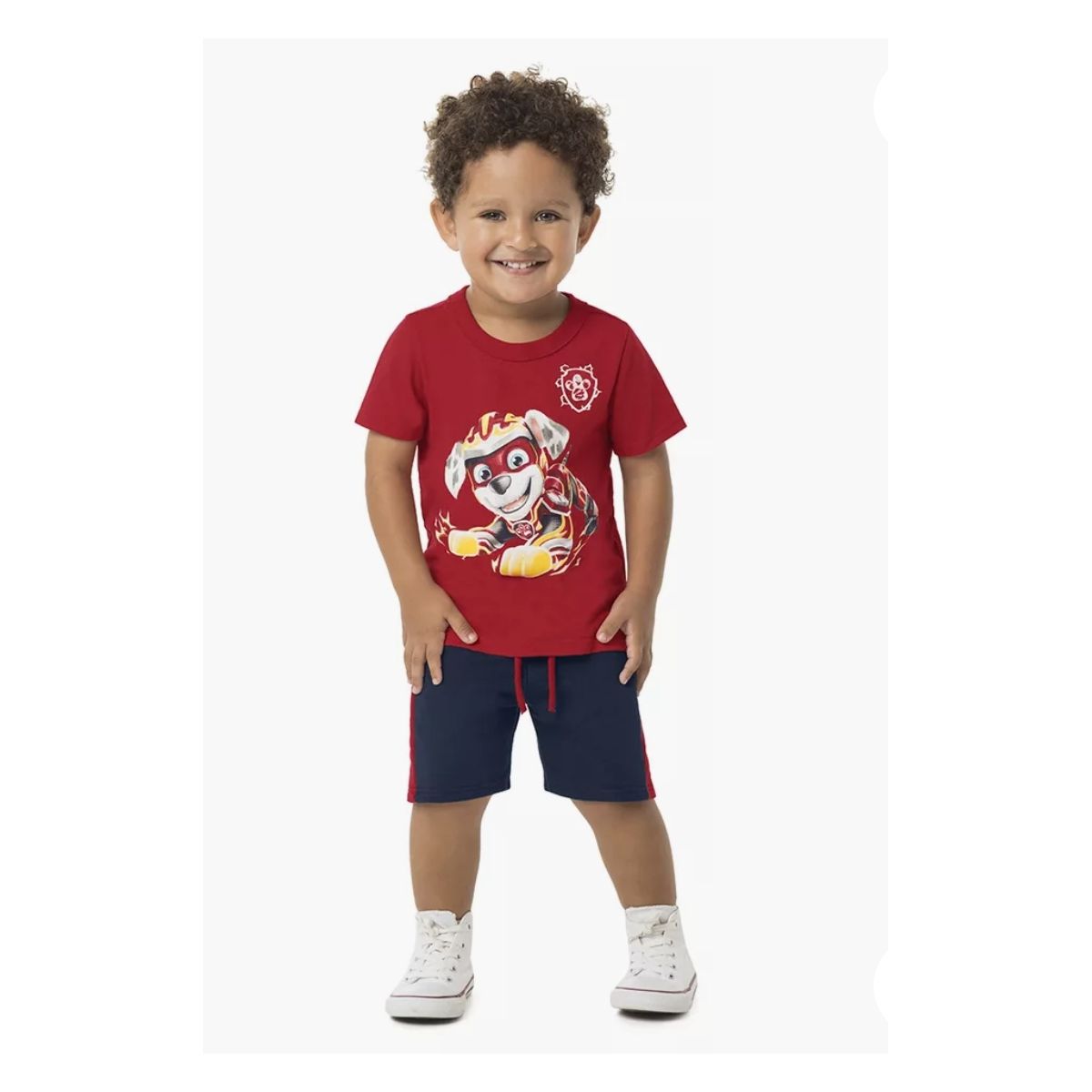 Conjunto Vermelho Patrulha Canina - Fátima Modas