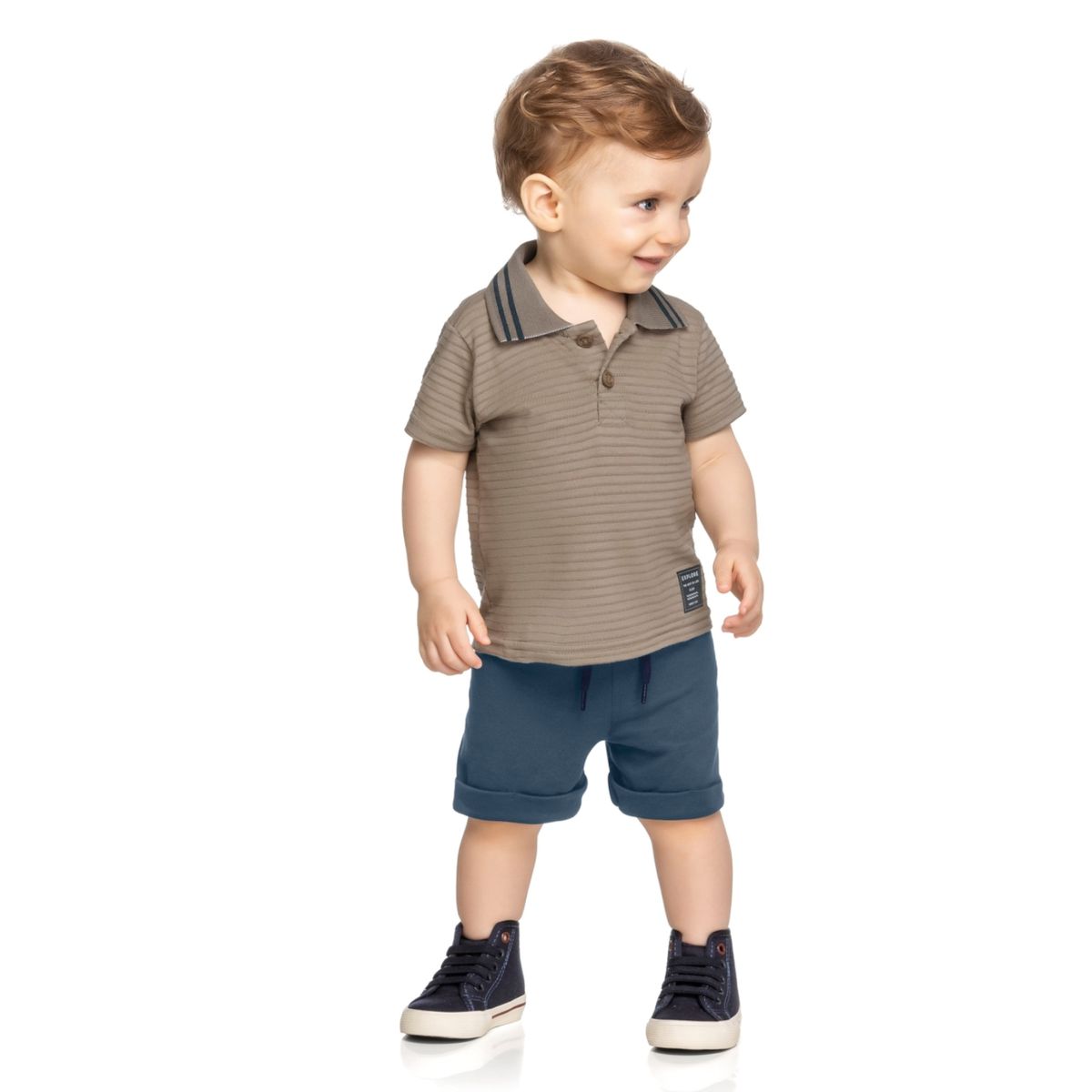 Conjunto Pólo Baby Elian - Fátima Modas