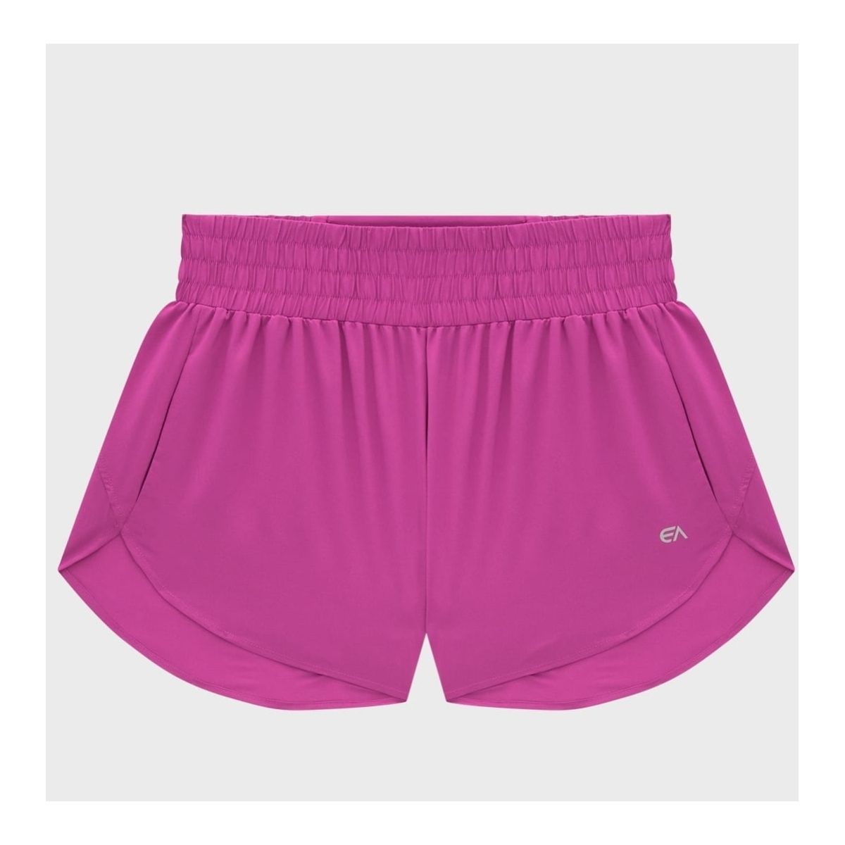 Shorts Runner Feminino Bolso Embutido Em Tafetá Co... - Fátima Modas