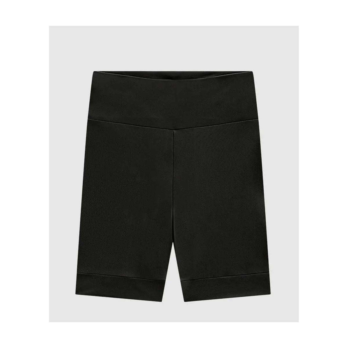 Shorts Justo Feminino Em Malha Poliamida Stretch -... - Fátima Modas