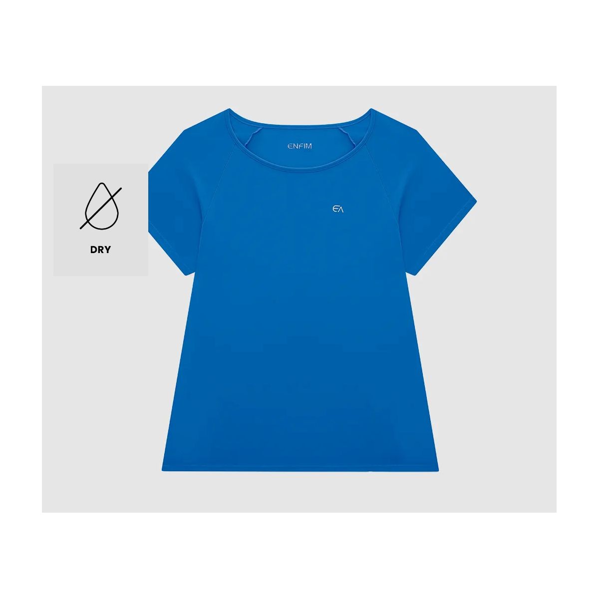 Blusa Básica Feminina Decote Redondo Em Malha Dry ... - Fátima Modas