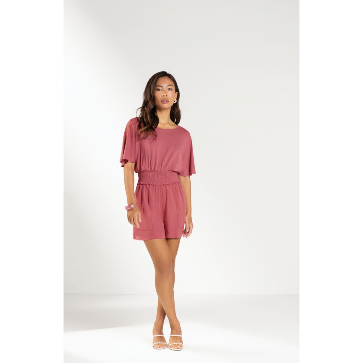 Blusa Feminina De Viscose Marialícia Coral - Fátima Modas