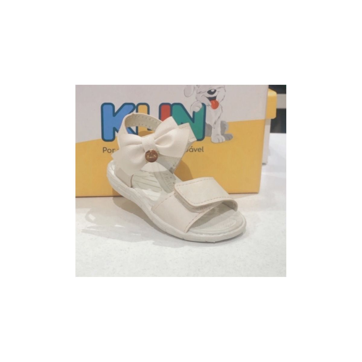 Sandália Infantil Klin Papete Tic Tac casual - Fátima Modas