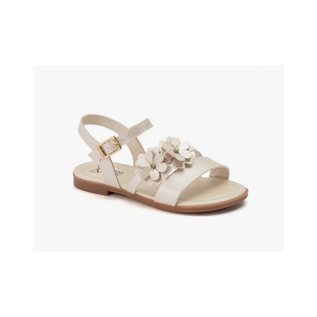 Sandália Infantil Klin Suami Mini Off White Peroli... - Fátima Modas