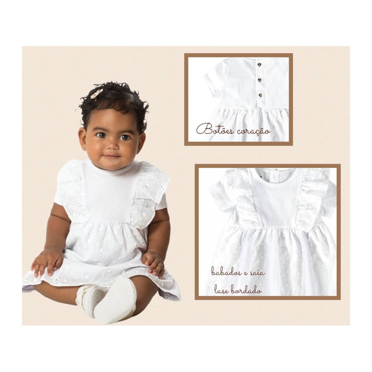 VESTIDO LAISE - MALWEE KIDS - Fátima Modas