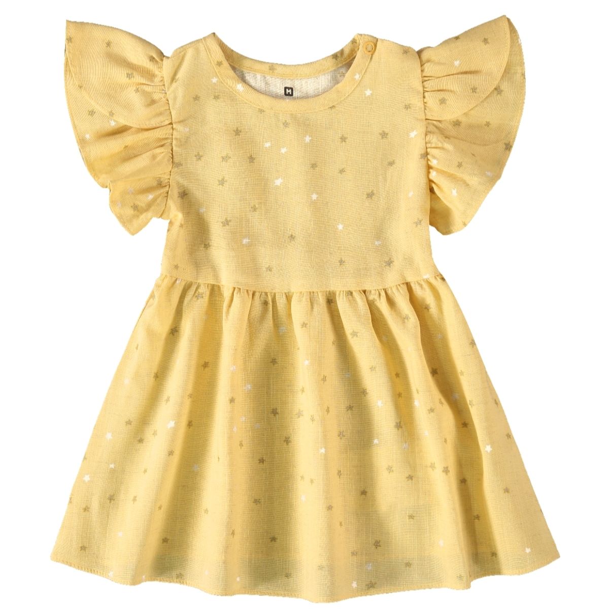 Malwee Kids - Vestido Vermelho Estrelas em Linho A... - Fátima Modas