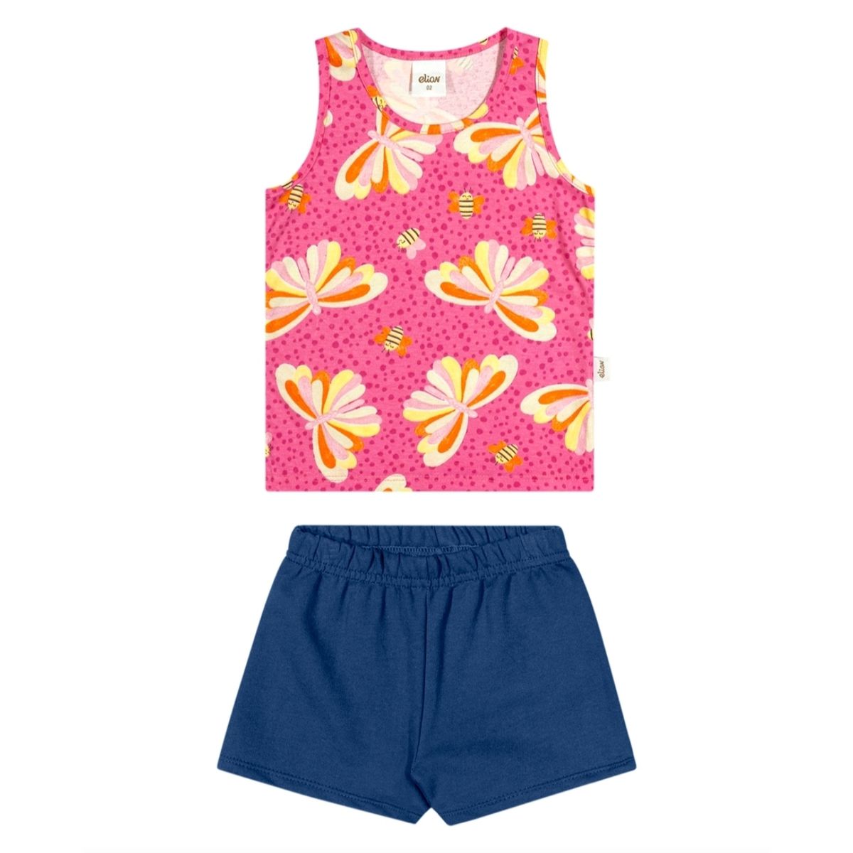 Conjunto Borboletas Rosa Elian - Fátima Modas