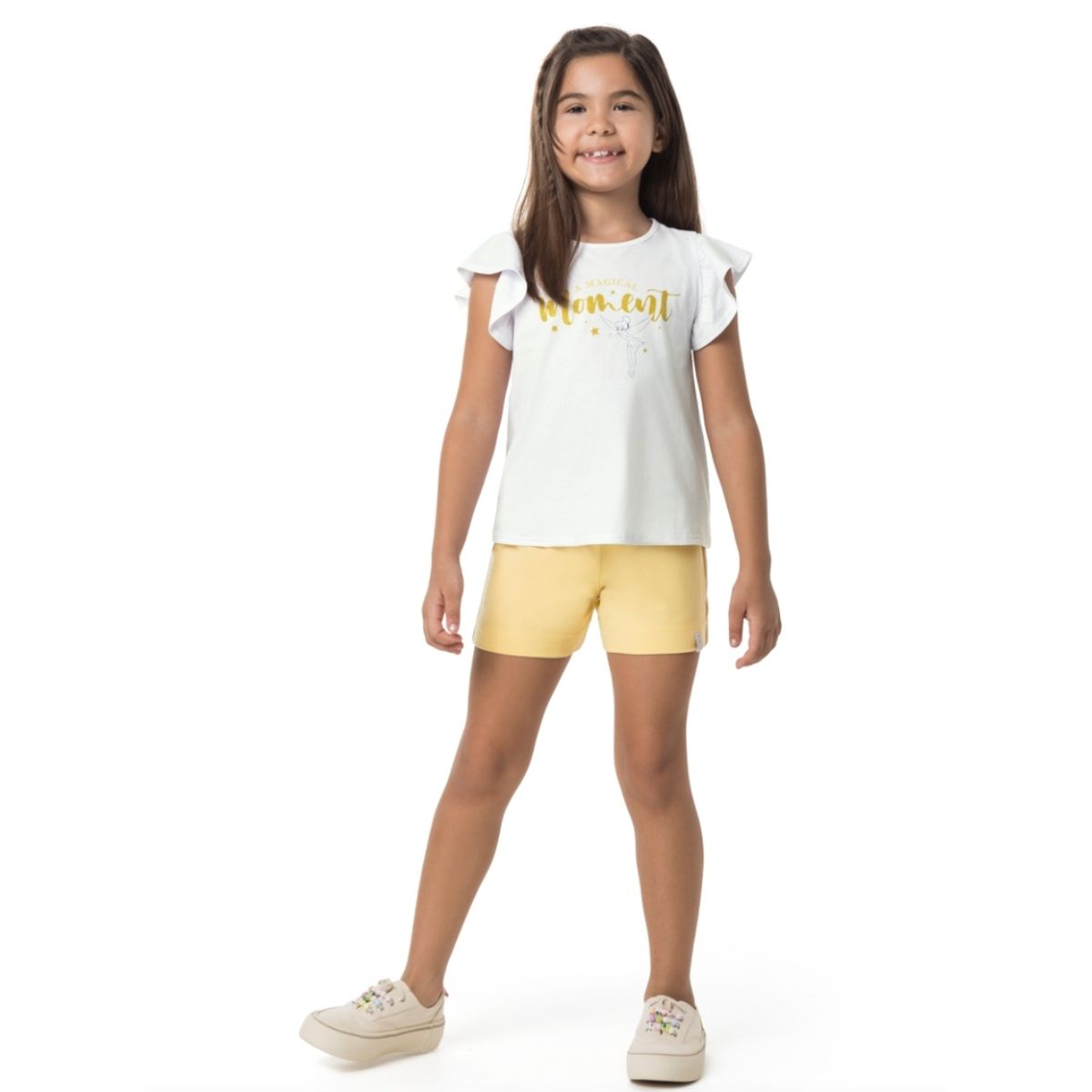 Conjunto Infantil Menina Princesas Disney Cotton L... - Fátima Modas