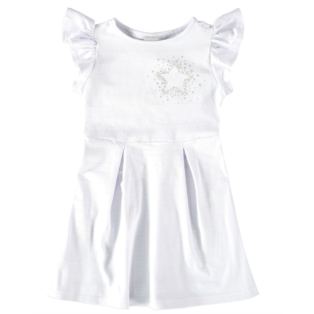 Malwee Kids - Vestido Feminino Branco - Fátima Modas