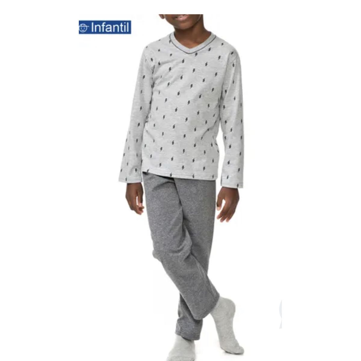 Pijama infantil menino longo malwee - Fátima Modas