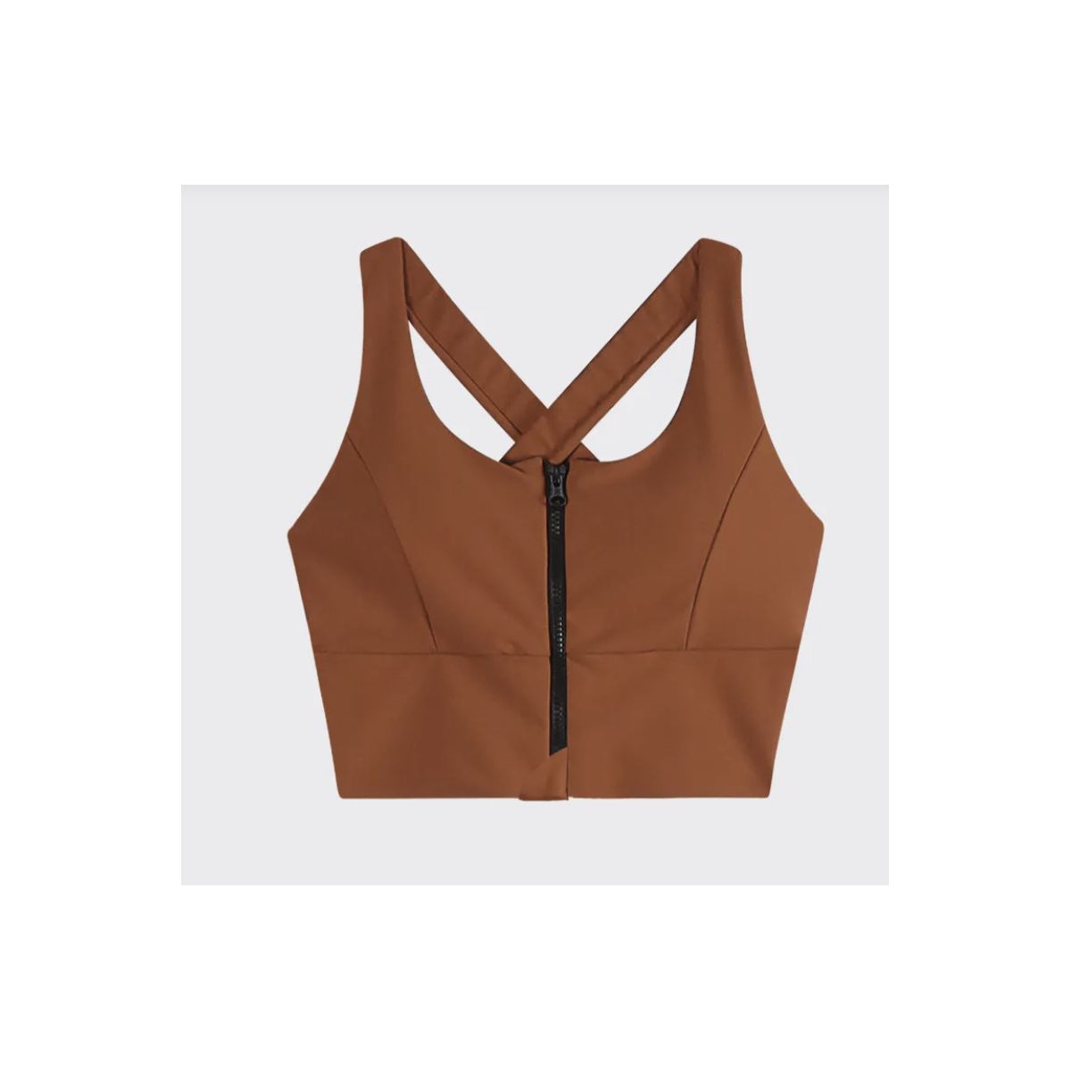 Top Nadador Feminino Zíper Frontal Em Malha Proteç... - Fátima Modas