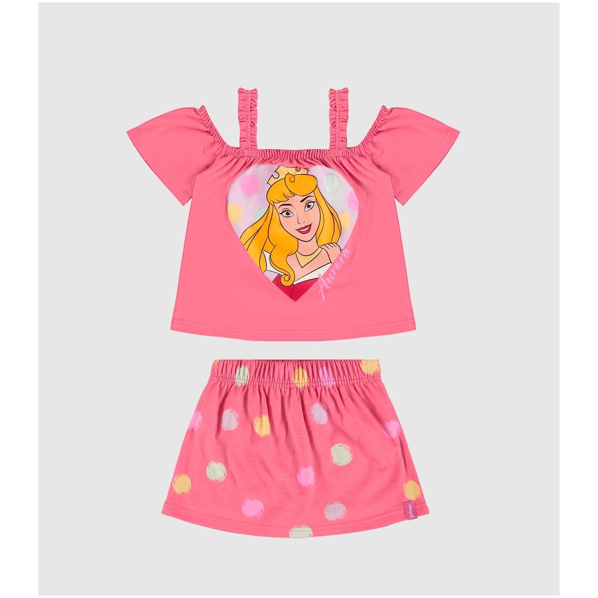 Conjunto Infantil Menina Bella Princesa Disney - Fátima Modas