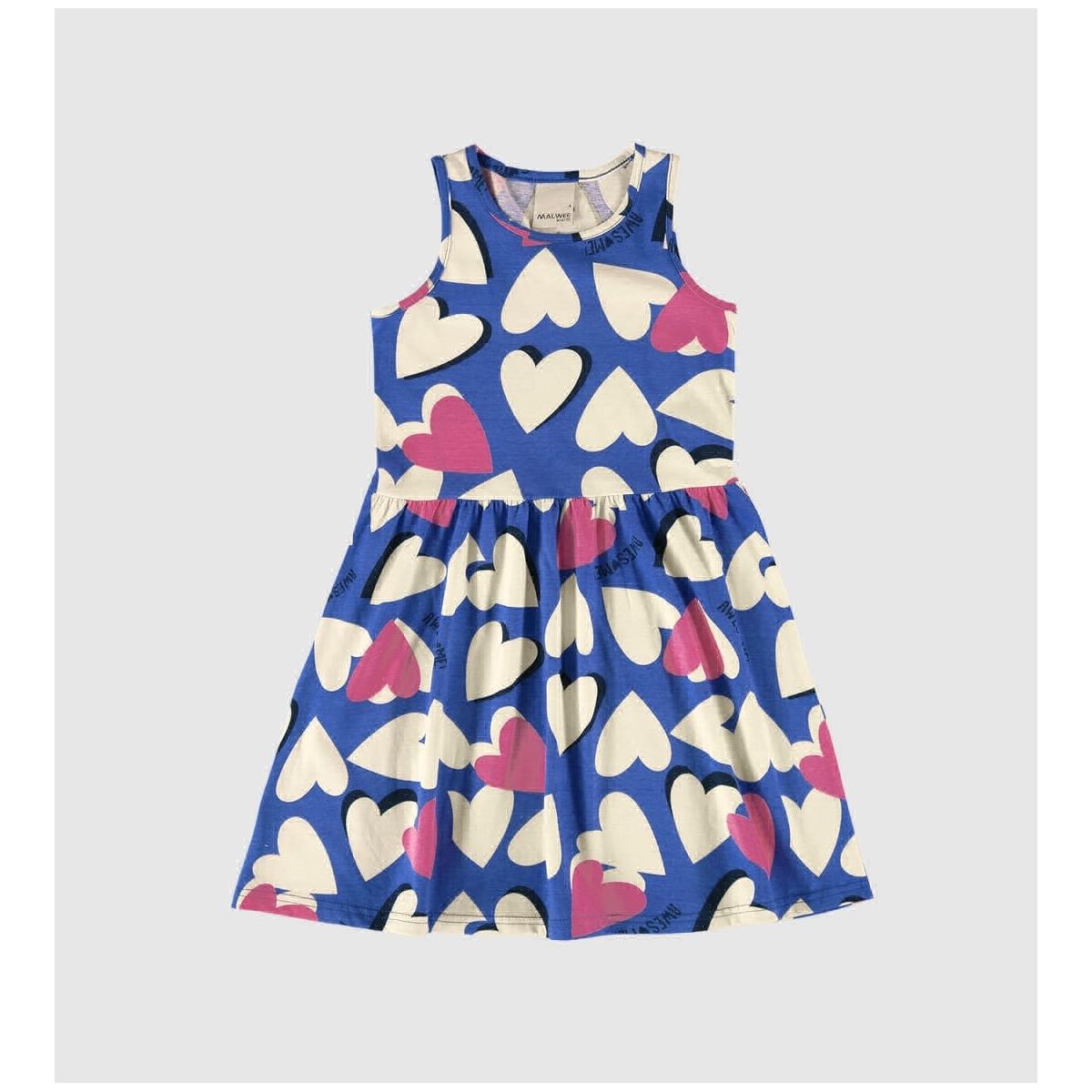 Vestido Infantil Estampado Em Algodão Malwee Kids - Fátima Modas