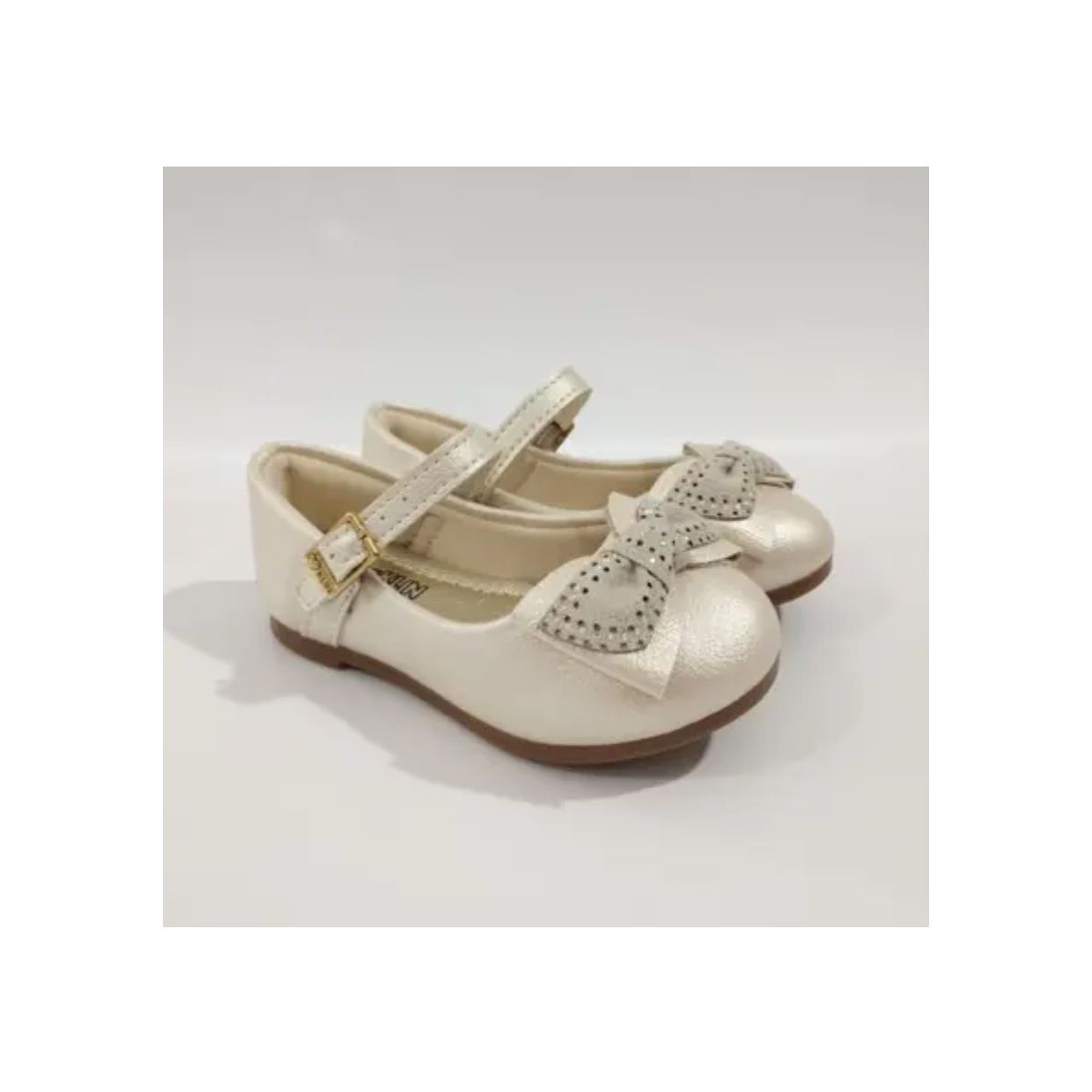 Sapatilha Menina Klin Princesa Off White Perolizad - Fátima Modas