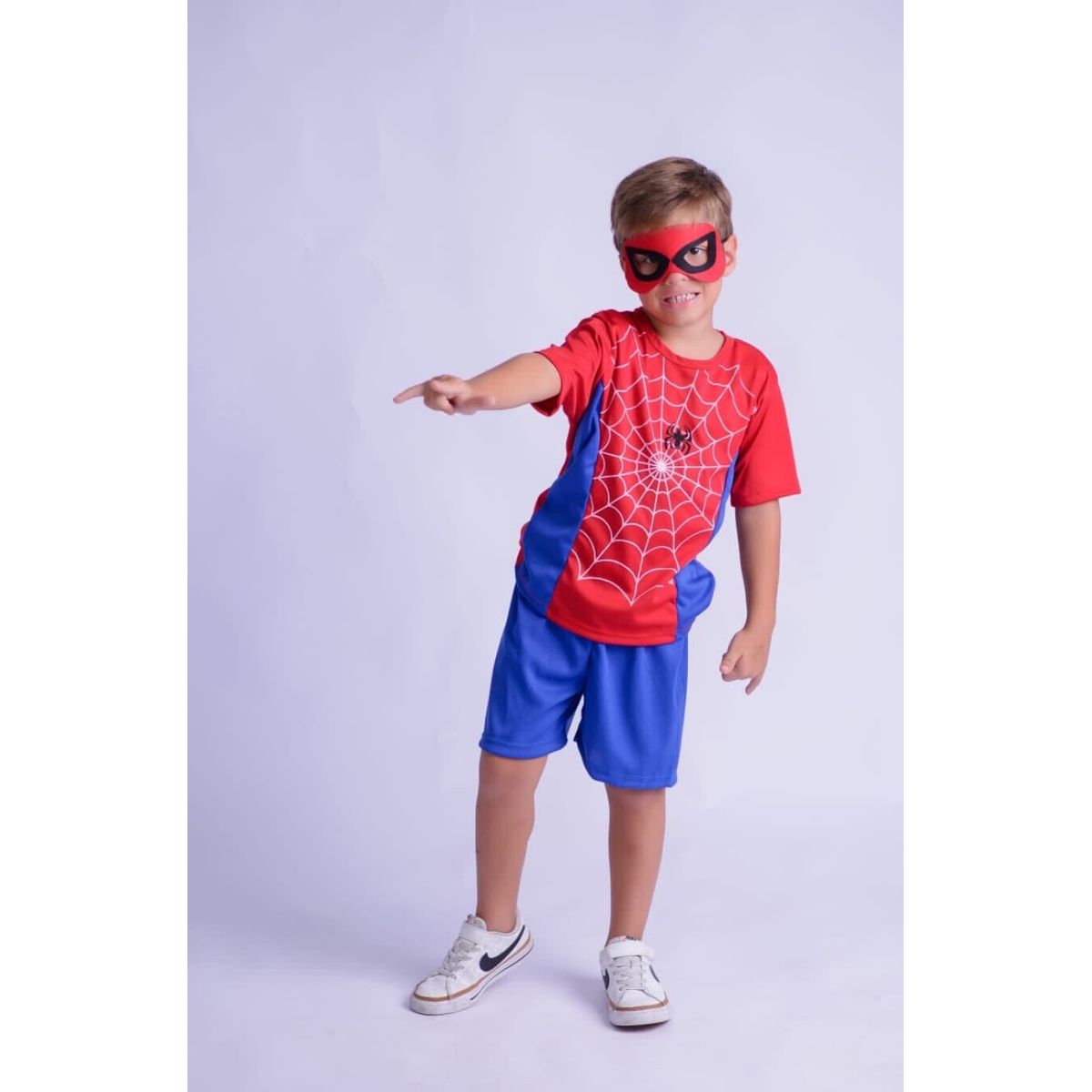 Fantasia Infantil Muvile Menino Aranha com Máscara - Fátima Modas