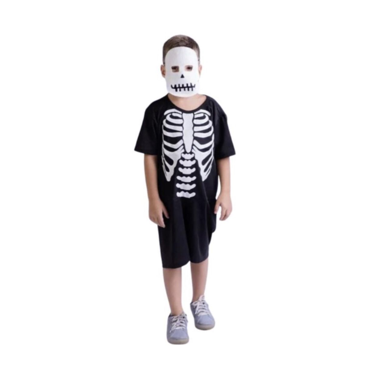 Fantasia Infantil Masculina Muvile Halloween Cavei... - Fátima Modas