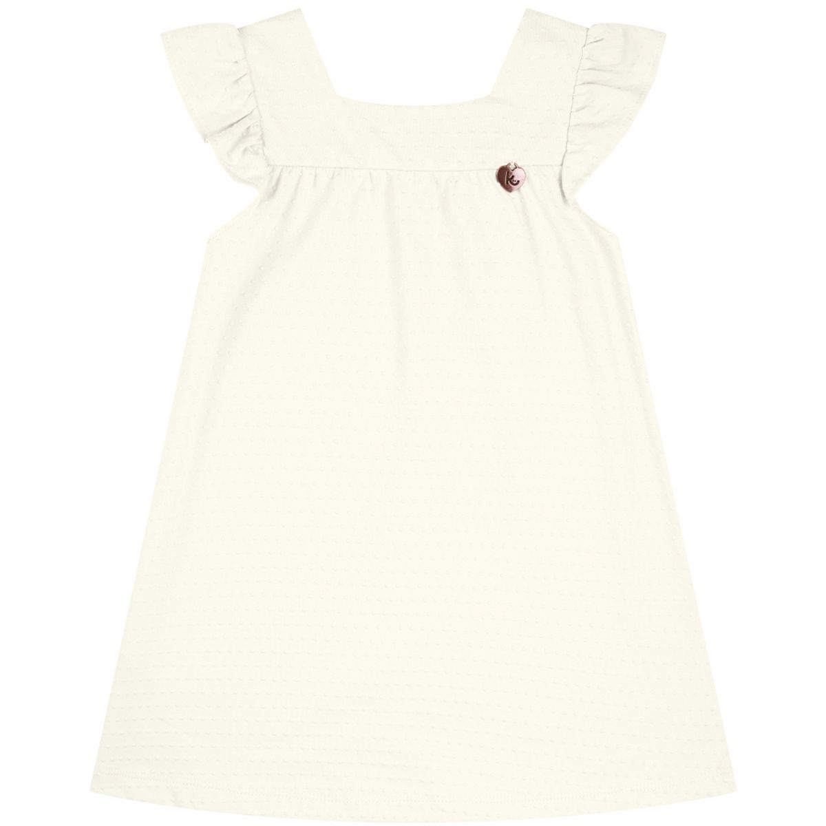 Vestido Algodão pipoca Kamylus - Fátima Modas