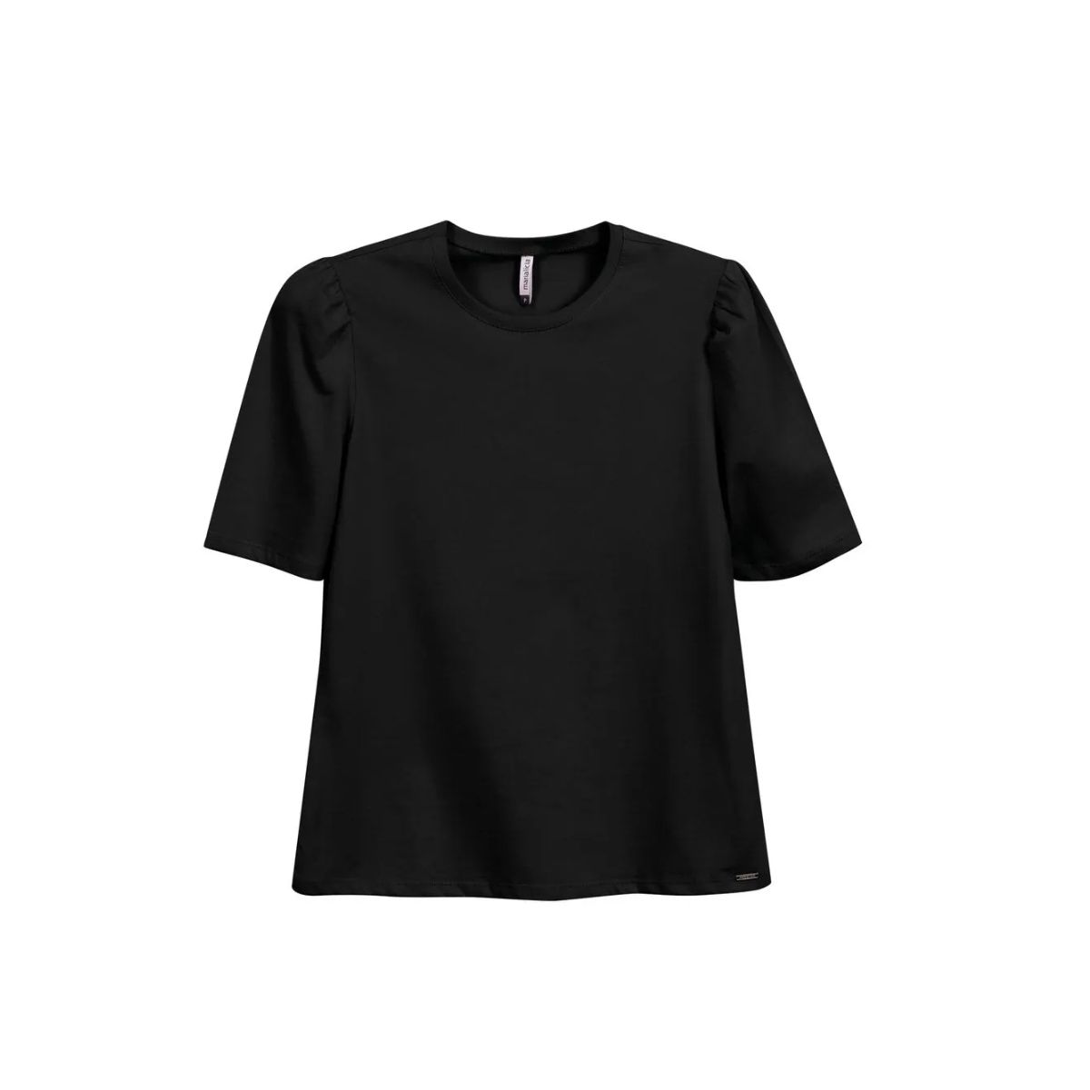 Blusa Feminina Meia Malha Marialícia Preto - Fátima Modas