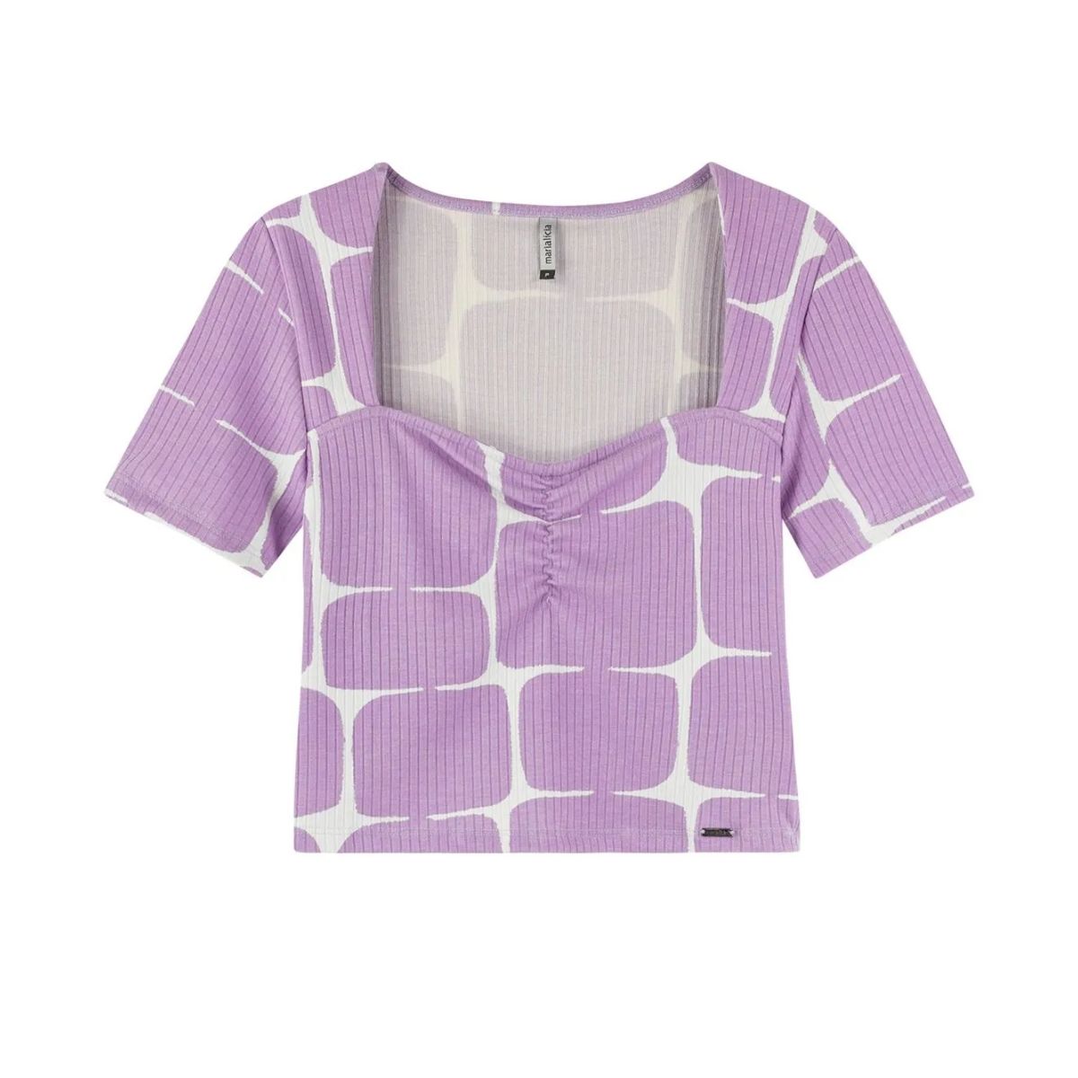 Blusa Feminina Marialícia Lilás - Fátima Modas
