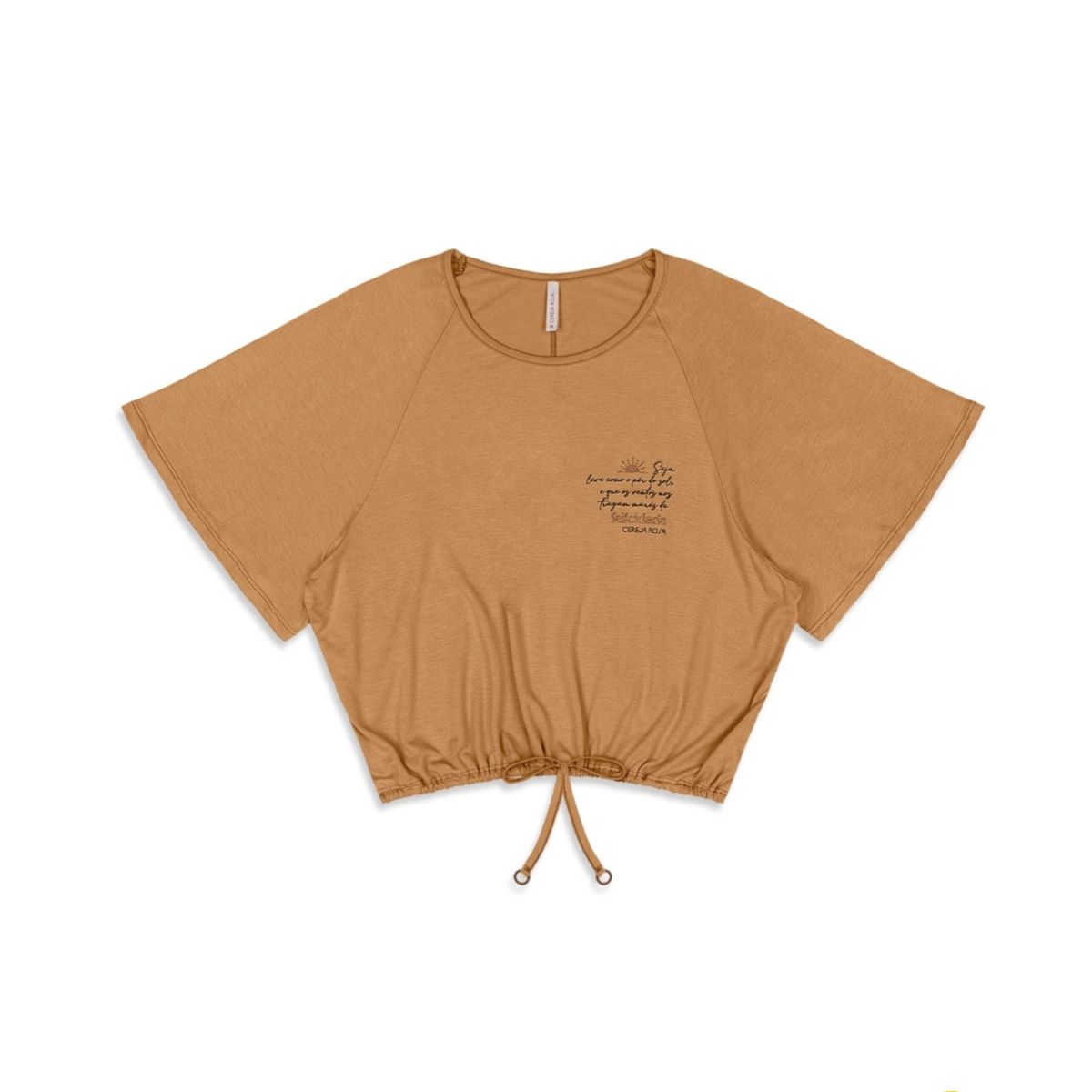 Blusa Feminina em Viscose com Mangas Amplas - Cere... - Fátima Modas