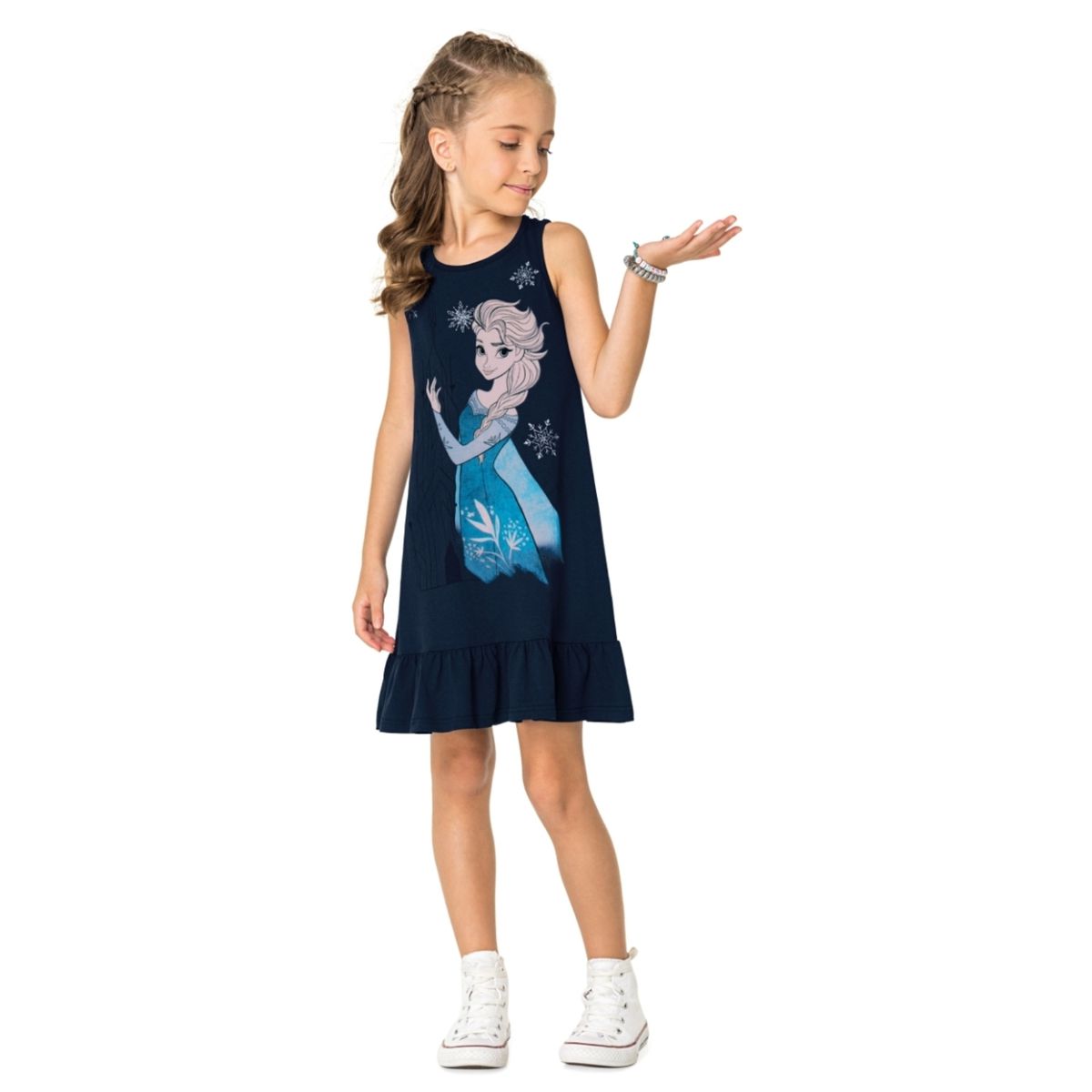 Vestido Malwee Princesa Fronzen - Fátima Modas
