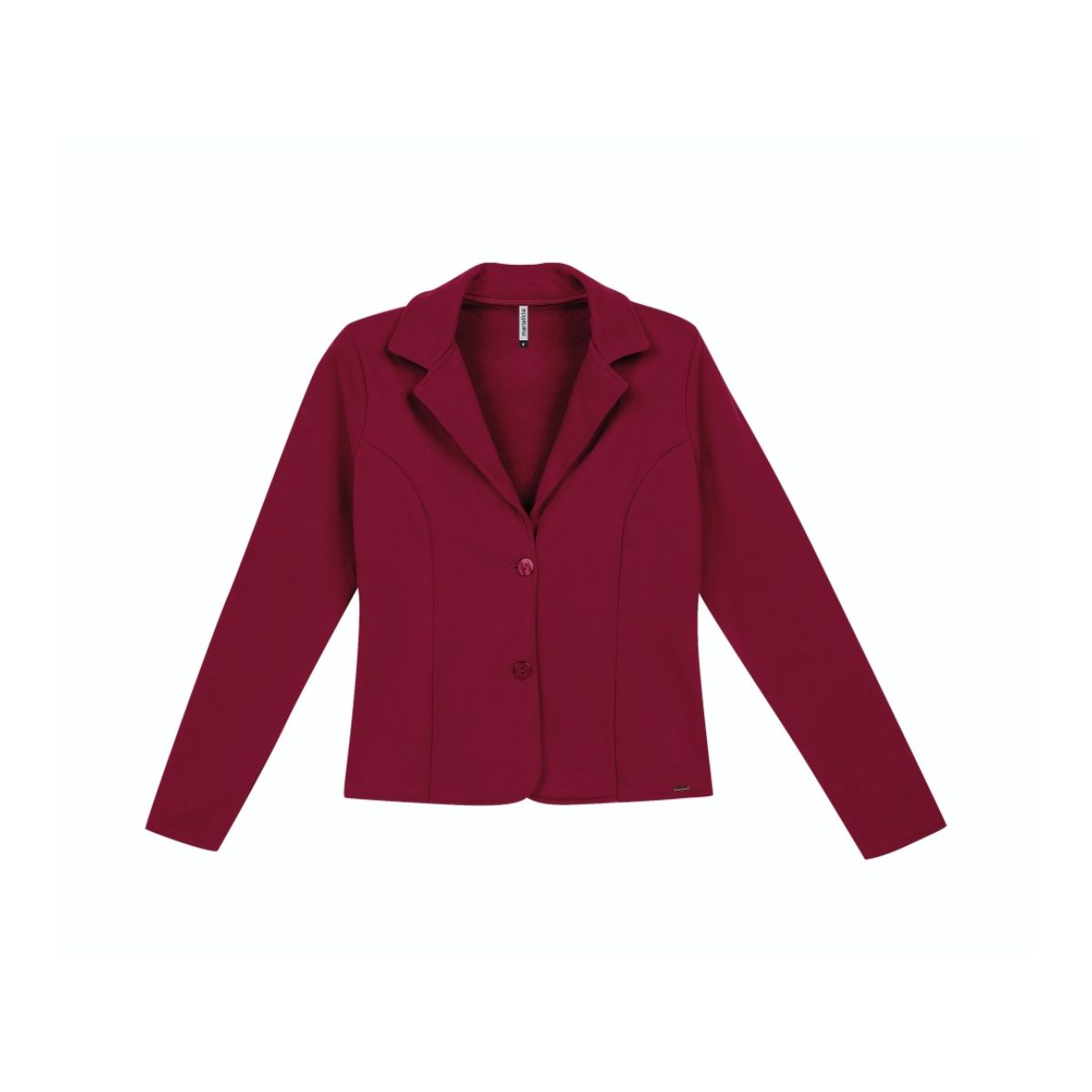 Blazer Clássico Moletom Cereja - Fátima Modas