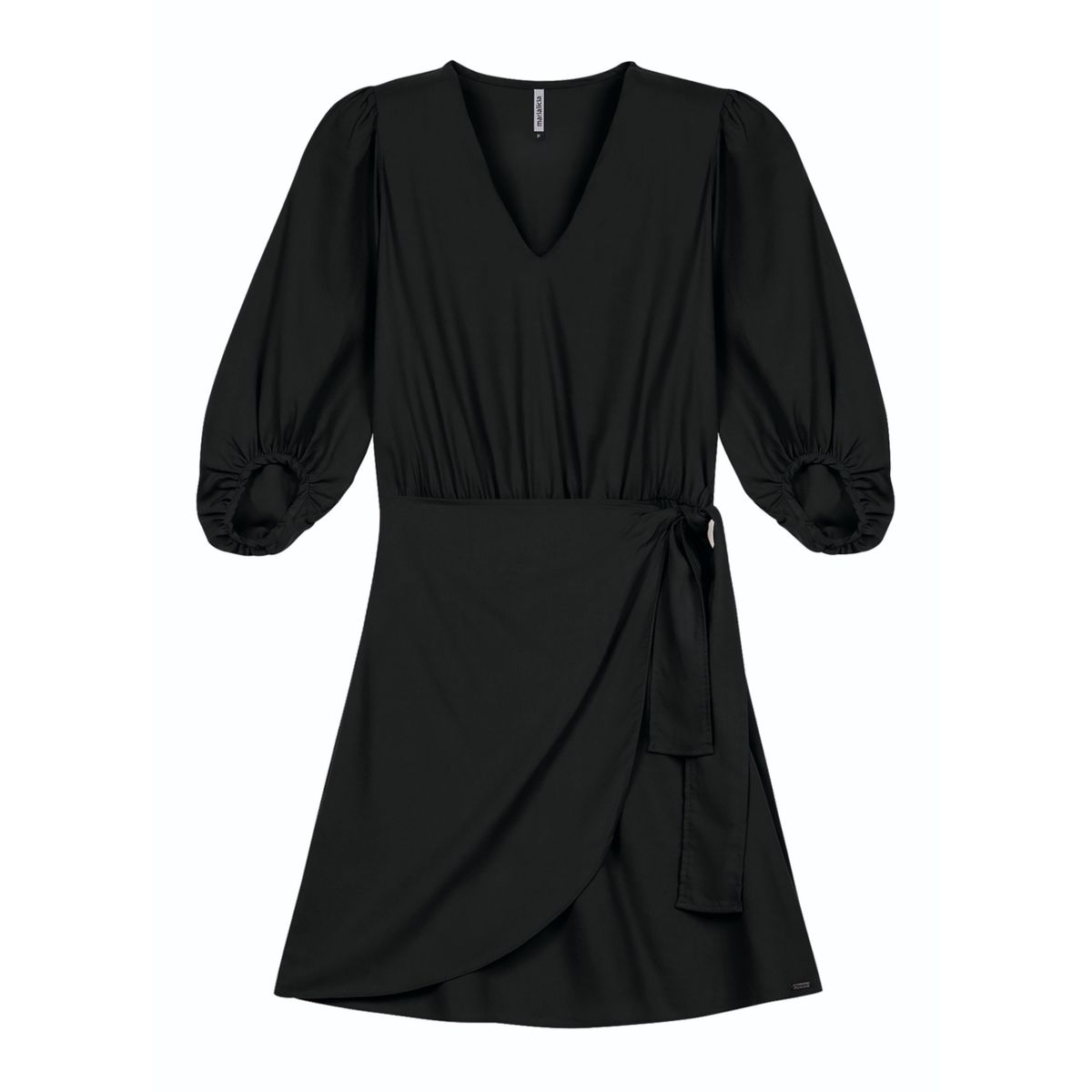 Vestido em Tecido de Viscose Sarjada - Fátima Modas