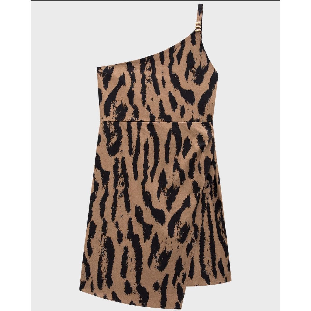 Vestido Feminino Assimétrico Decote Ombro Só Em Al... - Fátima Modas