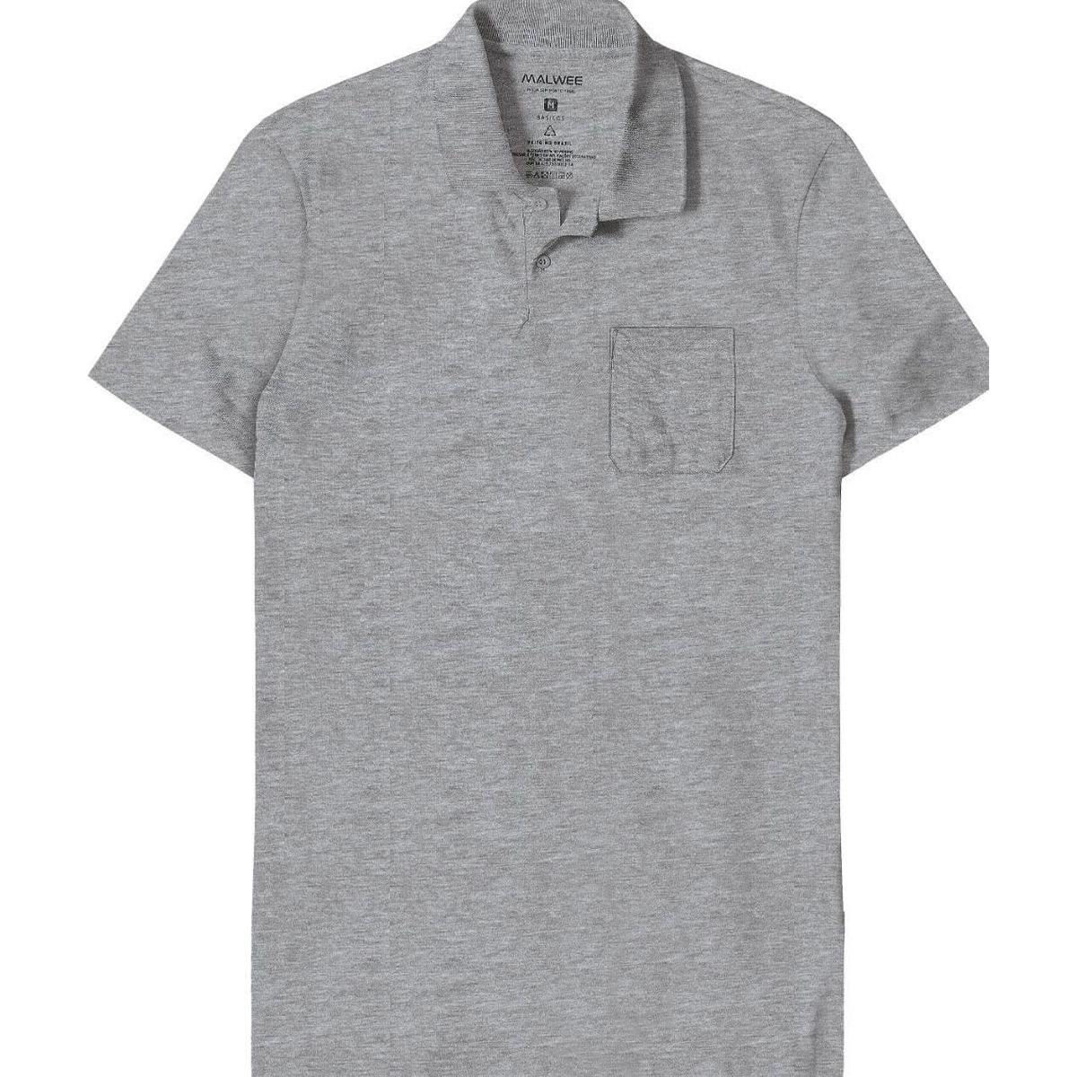 Camisa Polo Básica Masculina Gola Esporte Em Algod... - Fátima Modas